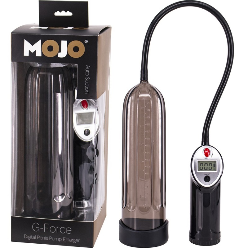 Mojo G-force Digital Penis Pump Enlarger - Black
